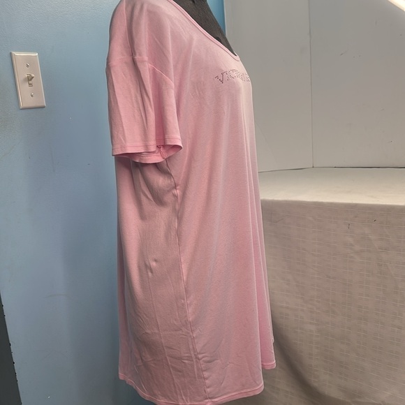 VICTORIA'S SECRET Lightweight Cotton Dolman Sleepshirt Tee size S - Picture 5 of 8